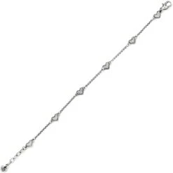 Kiss & Tell Anklet -Moonlink Jewelry Shop kiss tell anklet silver 2