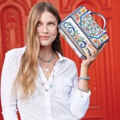 La Farfalla Emilia Flap Bag 10 La Farfalla Emilia Flap Bag -Moonlink Jewelry Shop la farfalla emilia flap bag white multi 4