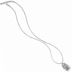 London Groove Badge Clip Necklace -Moonlink Jewelry Shop london groove badge clip necklace silver 2 0aa5db66 f9ea 4230 9350 23a428b1a903