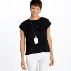 London Groove Badge Clip Necklace -Moonlink Jewelry Shop london groove badge clip necklace silver 3 55949298 5c6d 495f 9df2 24079fea5b34