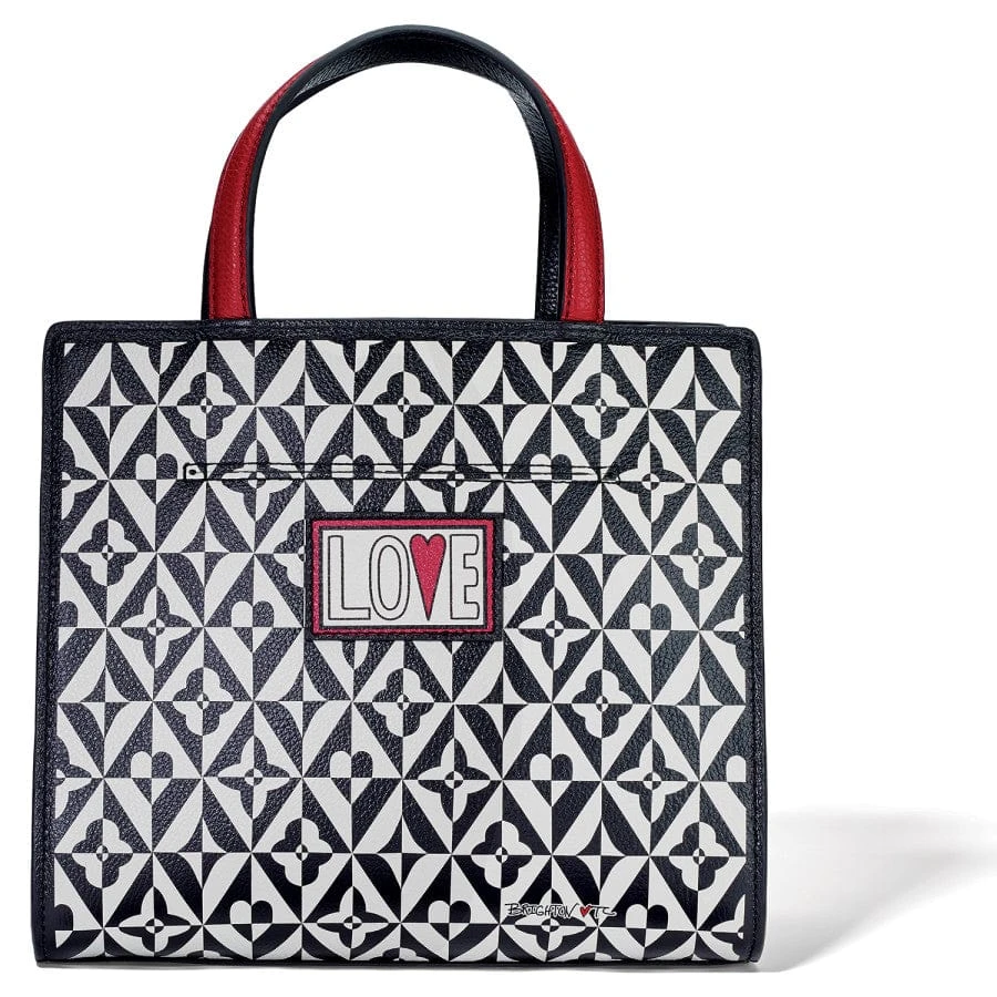 Look Of Love Square Small Tote 3 Look Of Love Square Small Tote - Image 3
