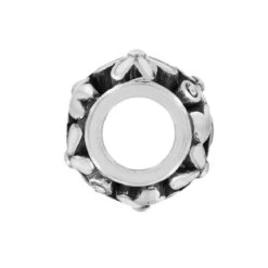 Love Blooms Bead -Moonlink Jewelry Shop love blooms bead silver white 1 7d9c938f 2337 4695 8f6b faa757569102