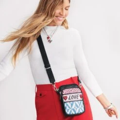 Love Me Do Utility Bag 9 Love Me Do Utility Bag -Moonlink Jewelry Shop love me do utility bag multi 5