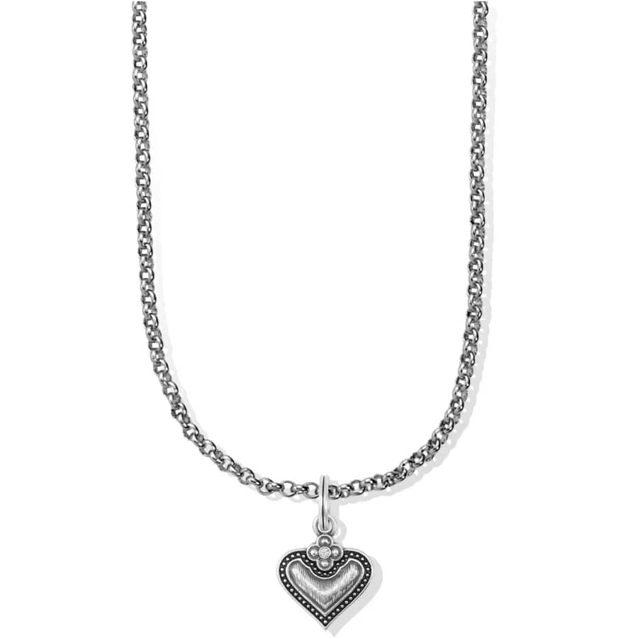 Luna Heart Charm Necklace 1 Luna Heart Charm Necklace