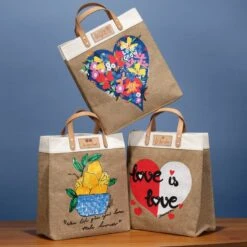 Main Squeeze Burlap Tote -Moonlink Jewelry Shop main squeeze burlap tote multi 3 68b35cb0 dff1 4e84 8966 e1f2f7219884