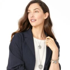 Medaille Convertible Heart Necklace -Moonlink Jewelry Shop medaille convertible heart necklace silver 4 1b3f7e19 7d2a 4dfe b542 053431a4181e