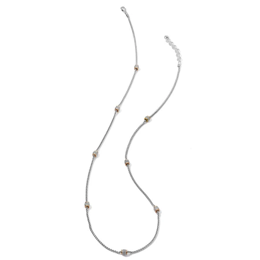 Meridian Two Tone Long Necklace 2 Meridian Two Tone Long Necklace - Image 2