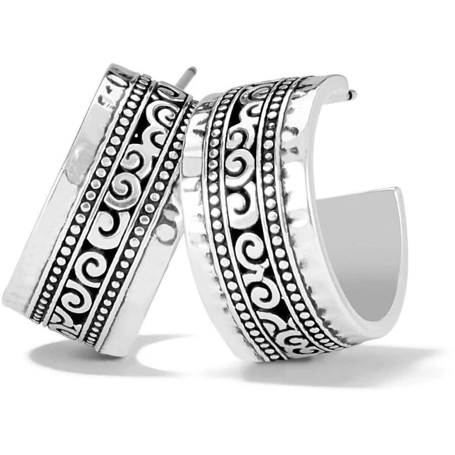 Mingle Adore Post Hoop Earrings 1 Mingle Adore Post Hoop Earrings