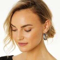 Neptune's Rings Duo Large Hoop Earrings 5 Neptune's Rings Duo Large Hoop Earrings -Moonlink Jewelry Shop neptune s rings duo large hoop earrings silver gold 2 149324af 8255 45ec 9f49 c6b330a515f7