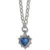 Pebble Dot Hati Lapis Heart Necklace