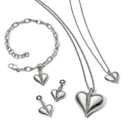 Precious Heart Bracelet -Moonlink Jewelry Shop precious heart bracelet silver 2