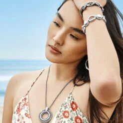 Pretty Tough Bold Stud Bracelet -Moonlink Jewelry Shop pretty tough bold stud bracelet silver 2