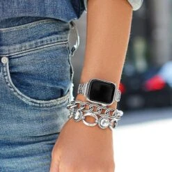 Pretty Tough Bold Stud Bracelet -Moonlink Jewelry Shop pretty tough bold stud bracelet silver 3