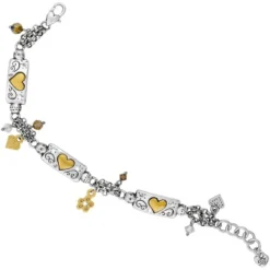 Remember Your Heart Bracelet -Moonlink Jewelry Shop remember your heart bracelet silver gold brush 2 84a50bbf f9be 4f19 a673 495393237f4d