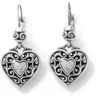 Reno Heart Leverback Earrings