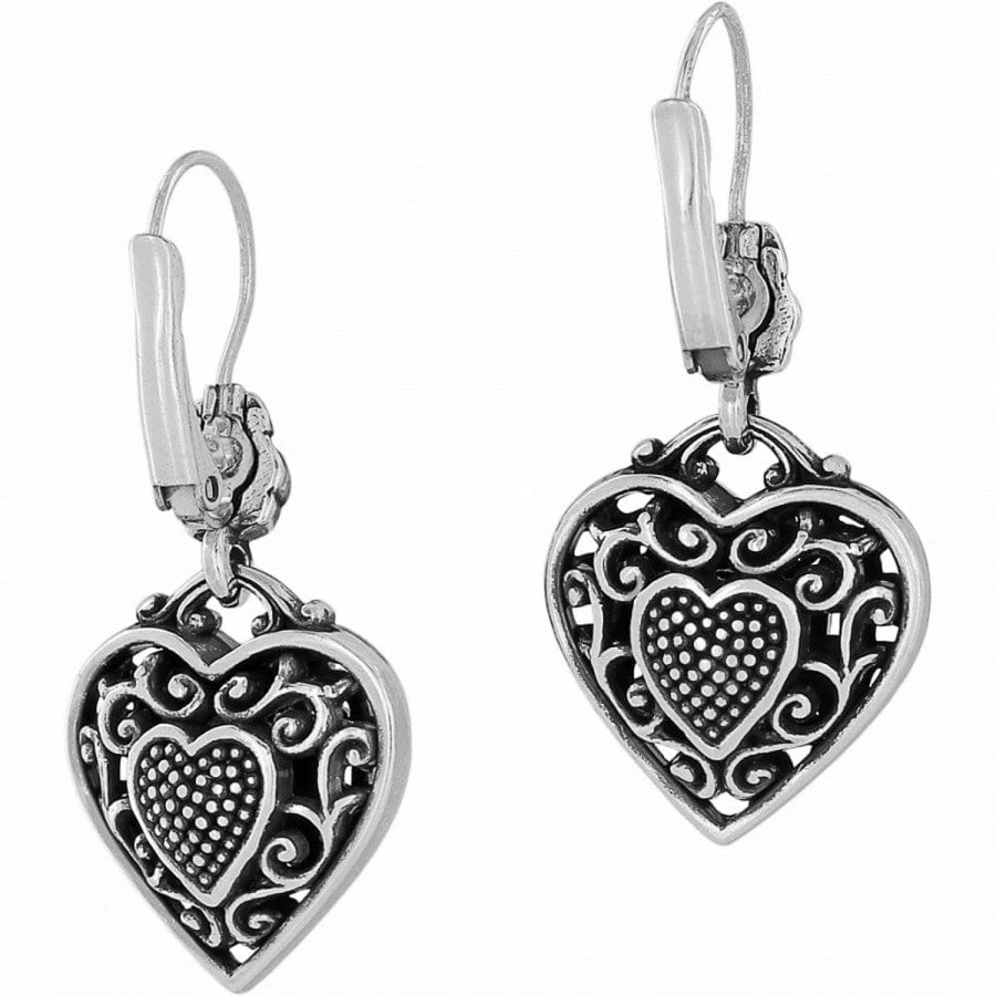 Reno Heart Leverback Earrings 3 Reno Heart Leverback Earrings - Image 3