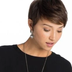 Reno Heart Leverback Earrings 9 Reno Heart Leverback Earrings -Moonlink Jewelry Shop reno heart leverback earrings silver 4