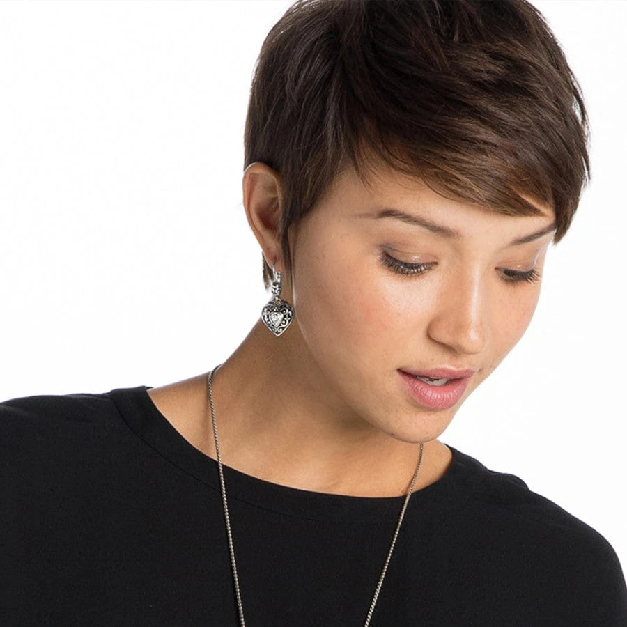 Reno Heart Leverback Earrings 5 Reno Heart Leverback Earrings - Image 5