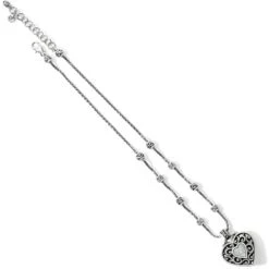 Reno Heart Necklace -Moonlink Jewelry Shop reno heart necklace silver 2 718caec0 440d 4376 9c7a cf60b1faad60