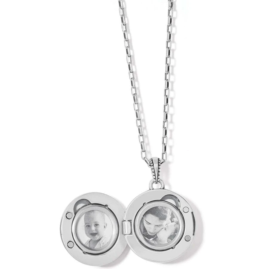 Romanza Round Locket Necklace 2 Romanza Round Locket Necklace - Image 2