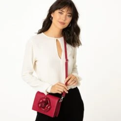 Rosaria Flap Bag -Moonlink Jewelry Shop rosaria flap bag lipstick 4 f16be1ef 2baf 4942 a6da 998c745c0178
