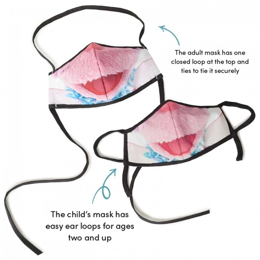 Sesame Street Abby Cadabby Adult/Child Face Mask (2 Pack) 2 Sesame Street Abby Cadabby Adult/Child Face Mask (2 Pack) - Image 2