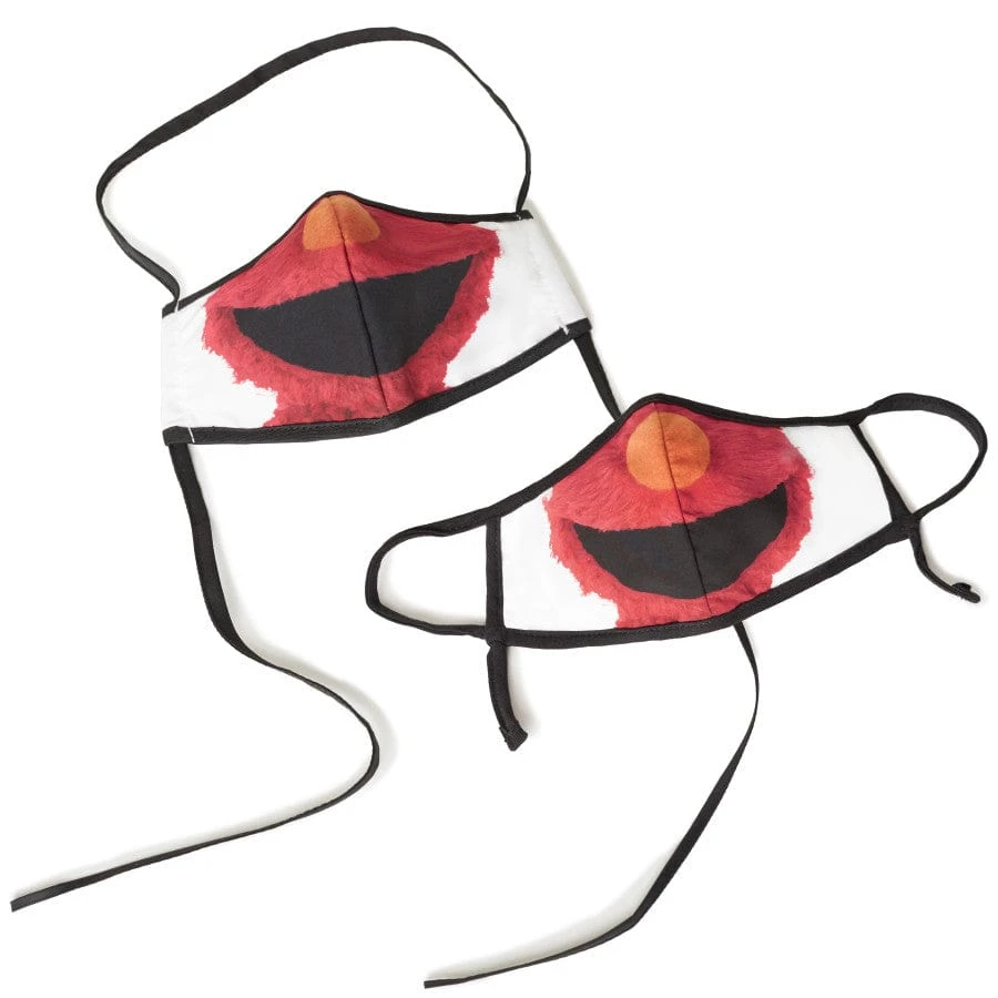 Sesame Street Elmo Adult/Child Face Mask (2 Pack) 1 Sesame Street Elmo Adult/Child Face Mask (2 Pack)