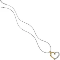 Sparkle Heart Convertible Necklace -Moonlink Jewelry Shop sparkle heart convertible necklace silver gold 3 6096cc87 f5f8 43ac 8cd4 e17e62cc0ece
