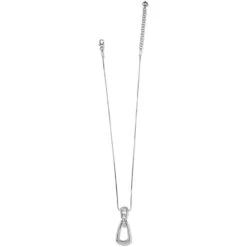 Spectrum Loop Necklace -Moonlink Jewelry Shop spectrum loop necklace silver 1