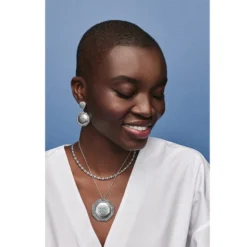 Telluride West Pendant Necklace -Moonlink Jewelry Shop telluride west pendant necklace silver turquoise 3