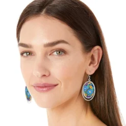 The Botanical French Wire Earrings 5 The Botanical French Wire Earrings -Moonlink Jewelry Shop the botanical french wire earrings silver multi 2 74b0aff0 0309 4299 981c 35acf7e09906