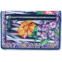 Trellis Blooms Medium Folio Wallet -Moonlink Jewelry Shop trellis blooms medium folio wallet multi 2