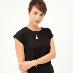 Twirl Necklace 5 Twirl Necklace -Moonlink Jewelry Shop twirl necklace silver 2 2f38a346 bc97 49d5 937f 87308542f345