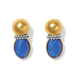 Venus Post Drop Earrings 9 Venus Post Drop Earrings -Moonlink Jewelry Shop venus post drop earrings gold blue 0