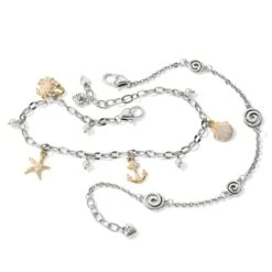 Vertigo Anklet -Moonlink Jewelry Shop vertigo anklet silver 2
