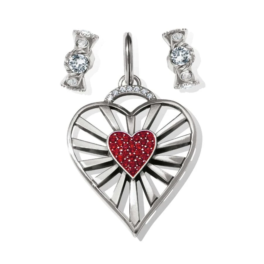 Vibrant Heart Charm Gift Set 1 Vibrant Heart Charm Gift Set