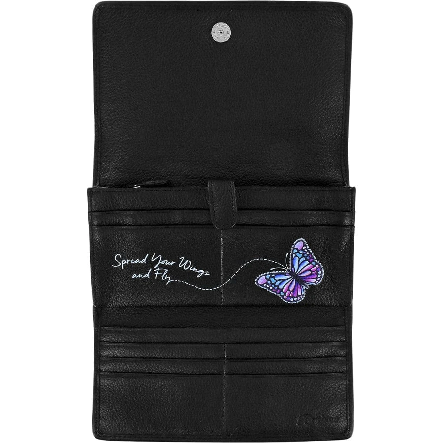 Wild Garden Beaded Clutch Wallet 2 Wild Garden Beaded Clutch Wallet - Image 2